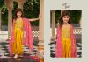 Varnika By Eba Nanni Munni Satin Silk Kids Top Bottom With Shrug 